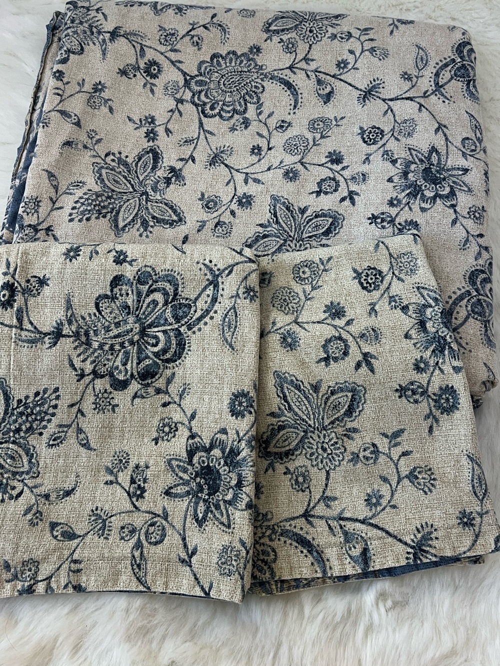 100% Cotton French country style Floral Print Duvet Cover set